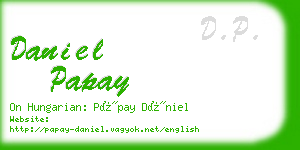 daniel papay business card